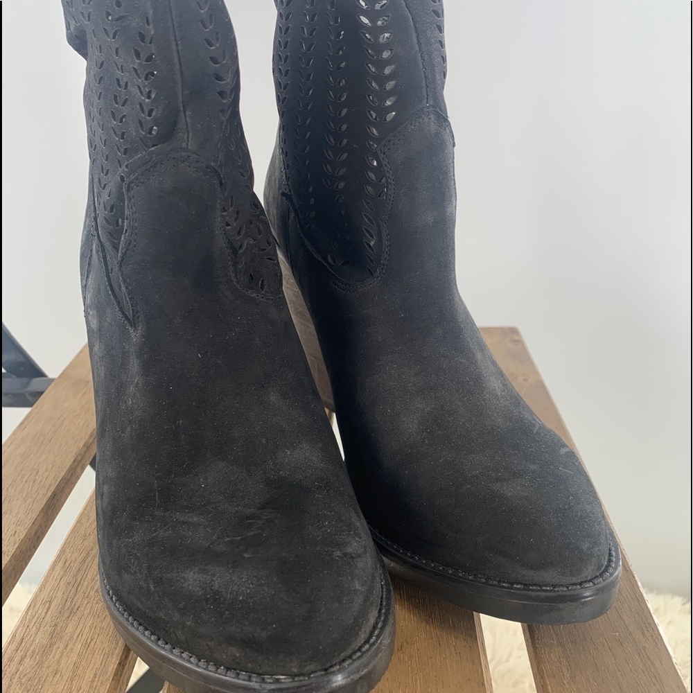Coolway Ame Ankle Boot Booties Black NWOT Anthropologie Woman's Size 8